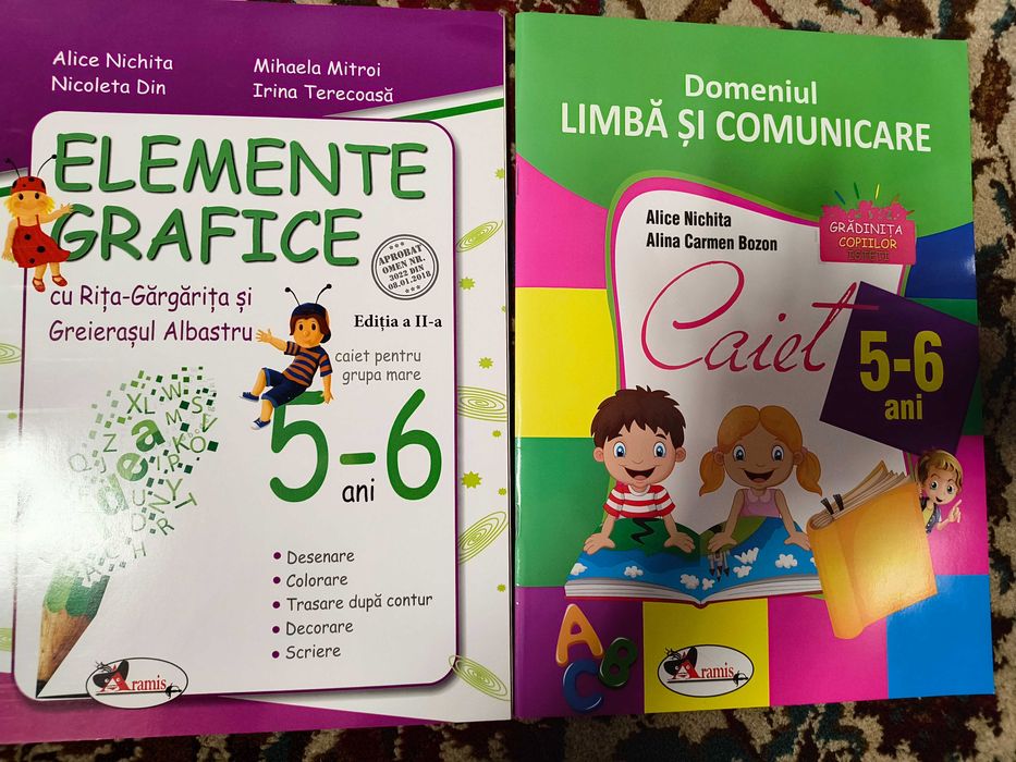 Cărți activități copii 5-6 ani