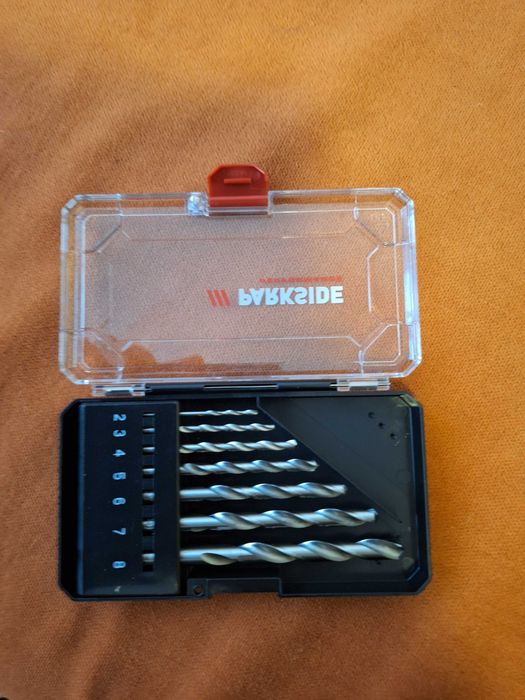Set de 7 burghie pentru metal, Parkside