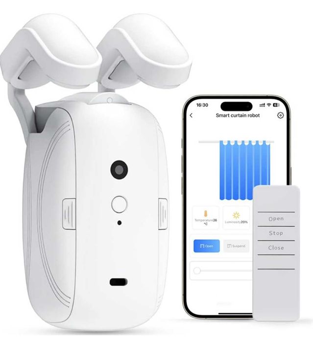 Автоматично интелигентно отваряне на завеси: 3-в-1 WIFI Bluetooth