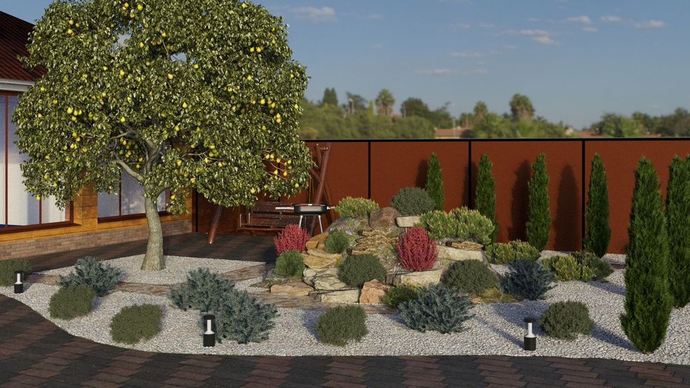 Ландшафт   газон озеленение