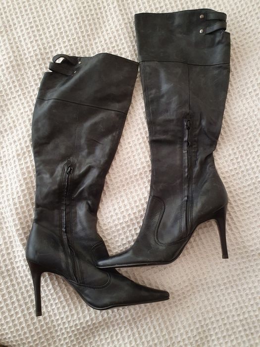 Ботуши естествена кожа 38 номер