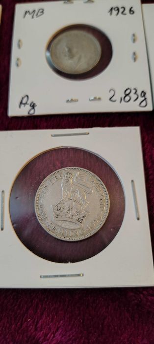 lot 16 monede Argint Marea Britanie anii 20-30