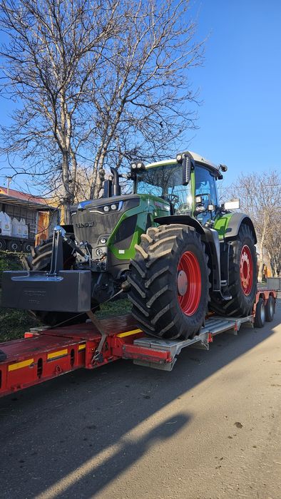 Transport Combina Tractor Utilaje Constructii Agabaritice Trailer
