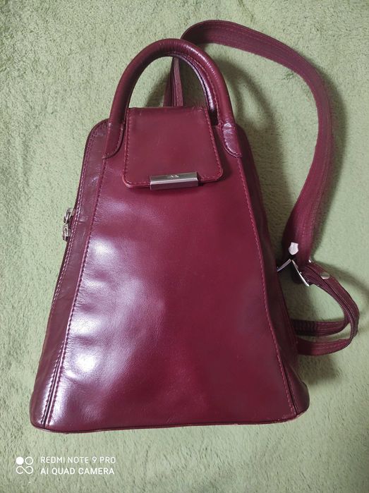 Дамска раница от естествена кожа