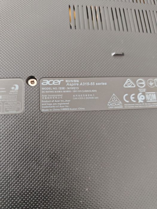 Продам шустрый ноутбук Acer core i5 сумка мышка