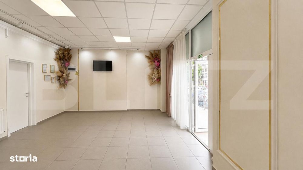 Spatiu comercial open space, parter, 63 mp, zona 1 Mai