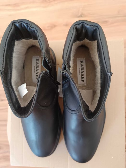 Зимни мъжки боти естествена кожа