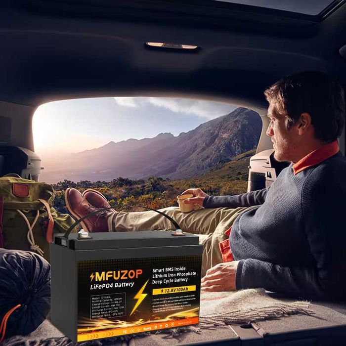 LiFePO4 с капацитет 100 Ah, 12 волта, за каравана / кемпер / къмпинг