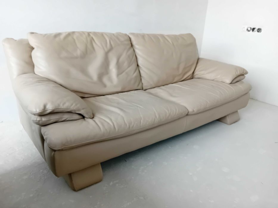 Комплект от два дивана от естествена кожа ITALSOFA