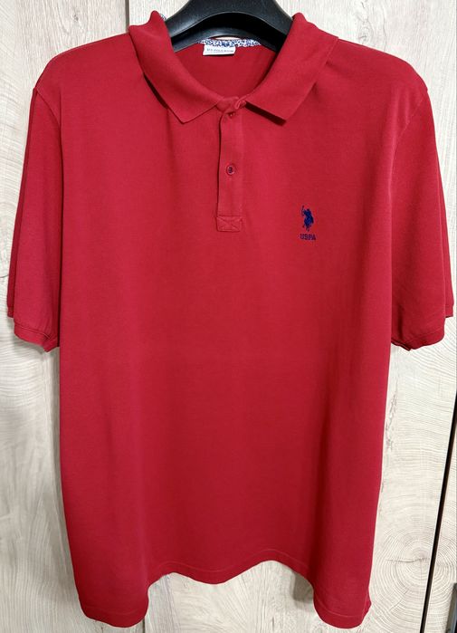 Tricou roșu U.S. Polo Assn.