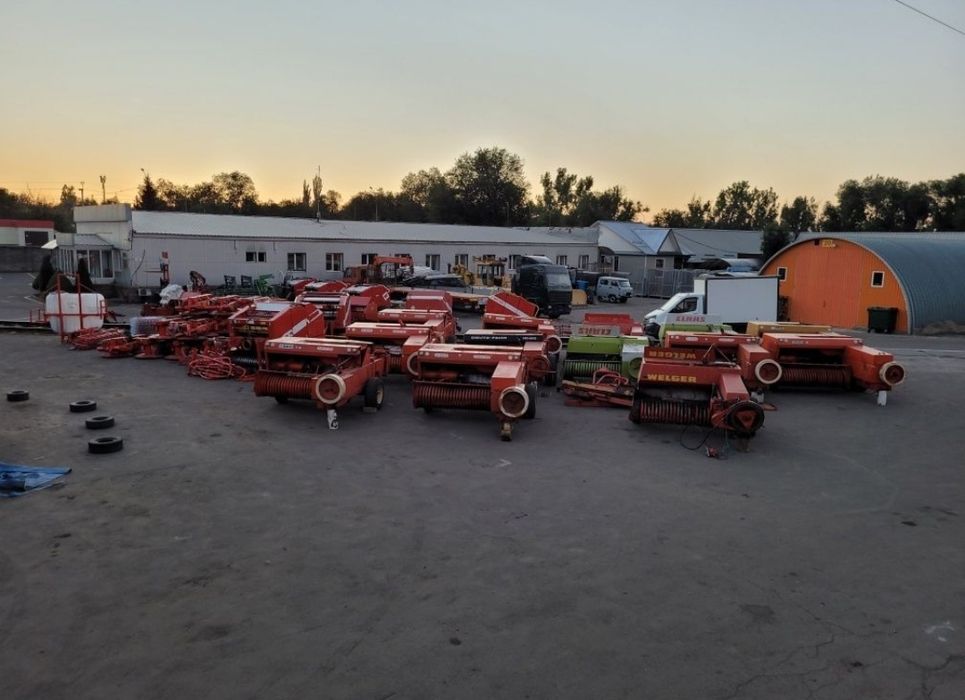 Пресс-подборщики из Европы.