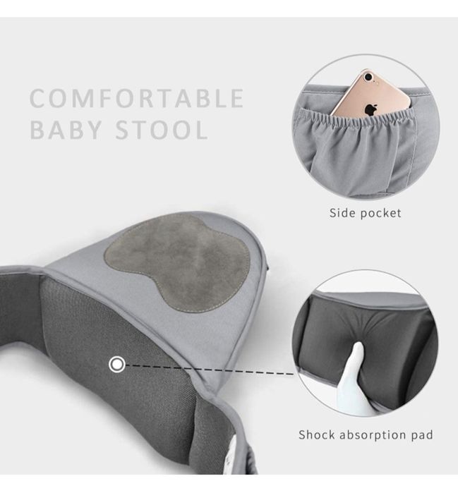 Marsupiu ergonomic cu scaunel Aiebao