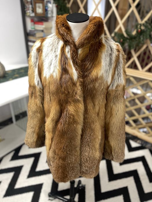 Blana naturala de vulpe roscata