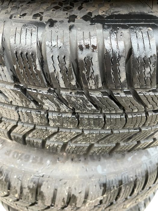 Set jante aliaj originale BMW X3 F25 cu anvelope de iarna