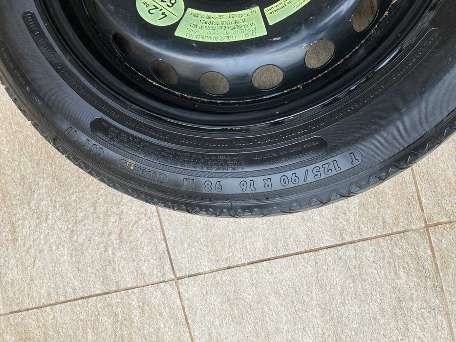 Roata Rezerva Slim Mercedes R16 - 5x112 (Continental 125/90 R16)