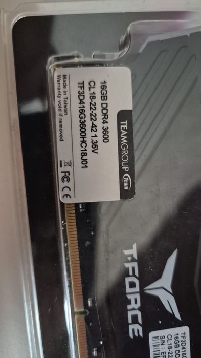 ОЗУ 16гб новая T FORCE