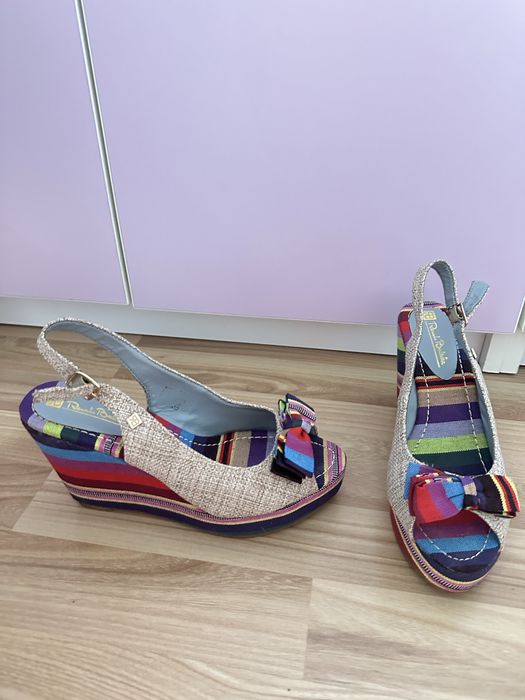 Pantofi/sandale cu toc 38