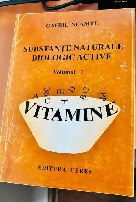Vand carte Vitamine -  Substante Naturale Biologic Active volum I