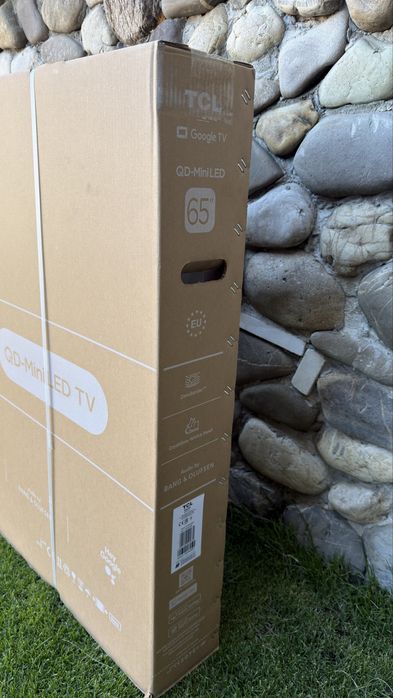 Televizor TCL QD-MiniLed 65C8K, 164 cm, Smart Google TV, 4K Ultra HD, 100Hz, Sunet Bang & Olufsen