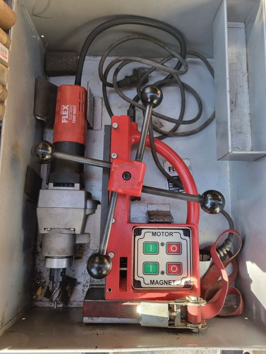 Bormasina freza,cu talpa magnetica Flex