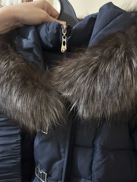 Пуховик зимний теплый