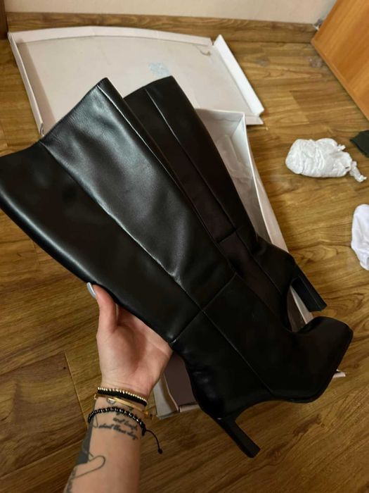 Cizme piele cu toc Warehouse PREMIUM, noi, preț 300 lei