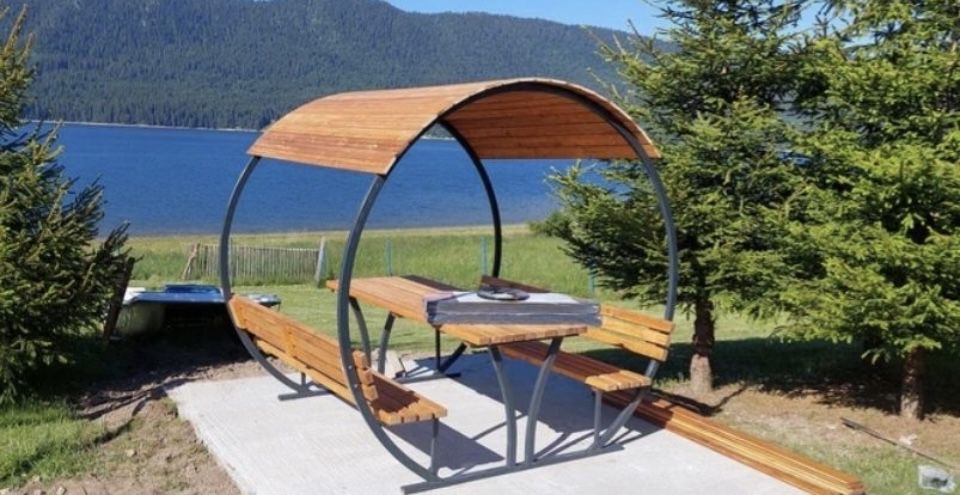 Дървени беседки - 3 модела