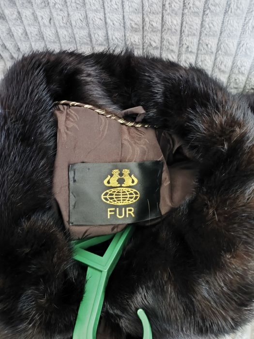 Шуба норковая цельная