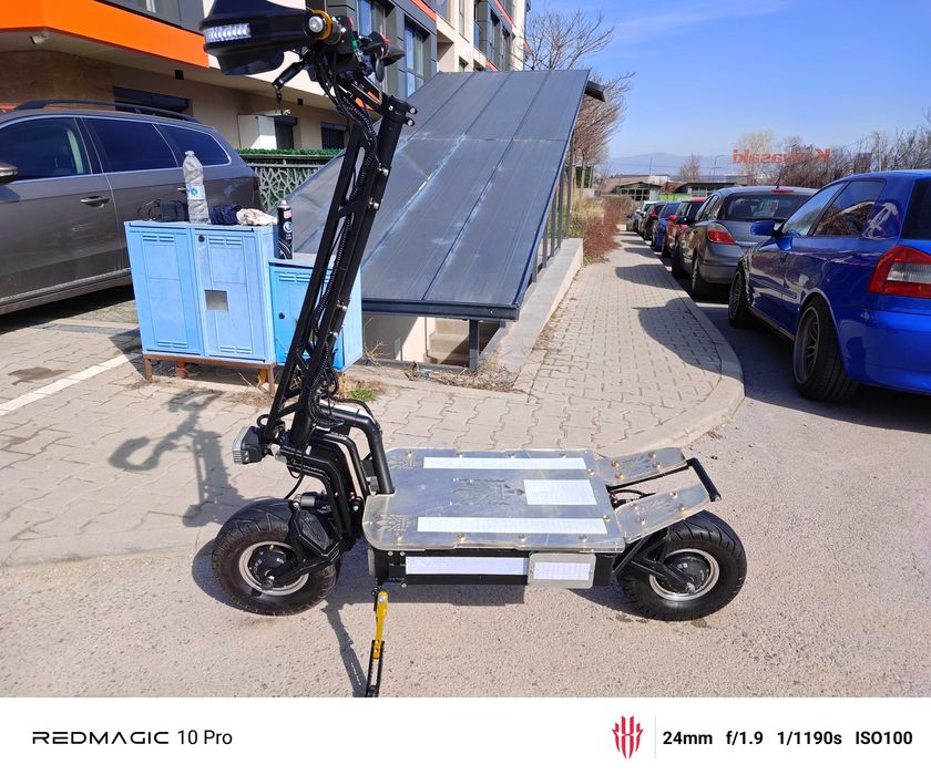 Ел.Тротинетка 120км/ч 72v 60A батерия 2x4000w