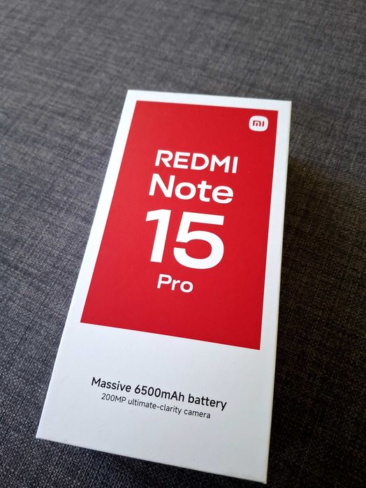 Смартфон GSM XIAOMI REDMI NOTE 15 PRO BLACK 6.77 ", 256 GB, RAM 8 GB, 200+8 MP