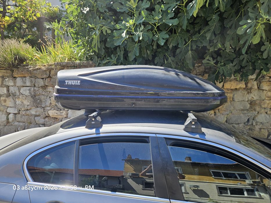 Thule roof box  кутия куфар за багаж за покрива на автомобила Автобокс