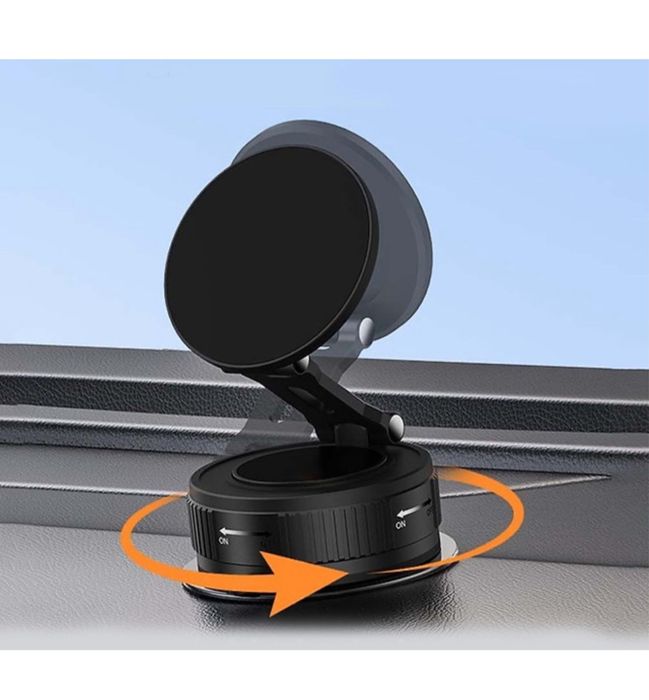 Suport Magnetic Magsafe Pentru Telefon Rotativ Ventuza Vacum