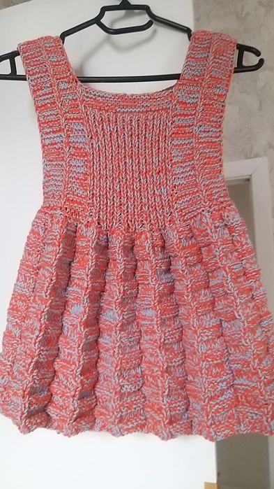 Детская одежда сарафан вязаный