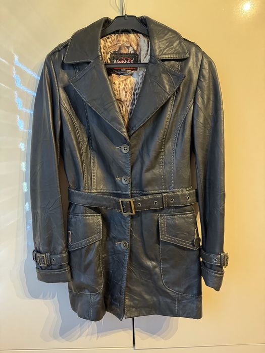 Ново дамско палто от естествена кожа