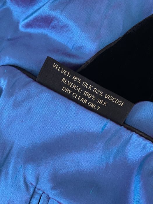 Sal elegant de matase si catifea Gabriela Rose London