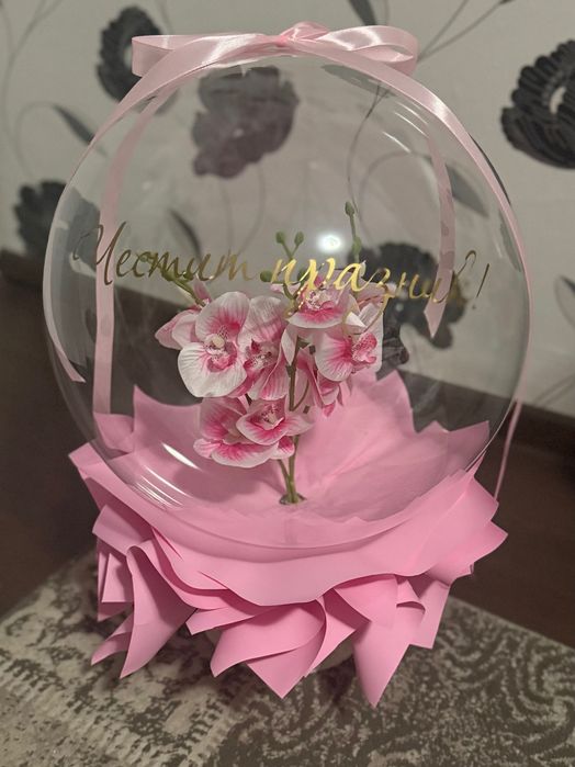 Аранжировка с кристален ( Бобо) балон