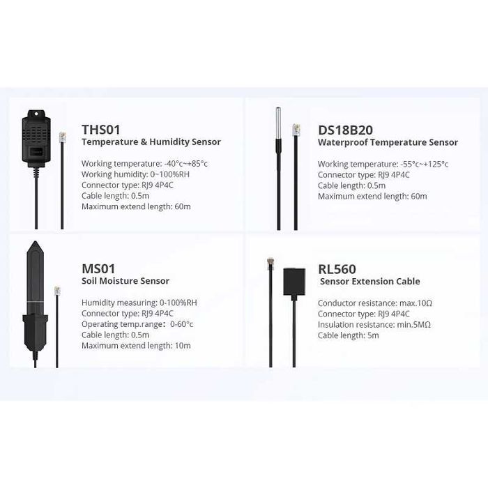 SONOFF RL560  5м - удължителен кабел за  RJ9 4P4C сензори