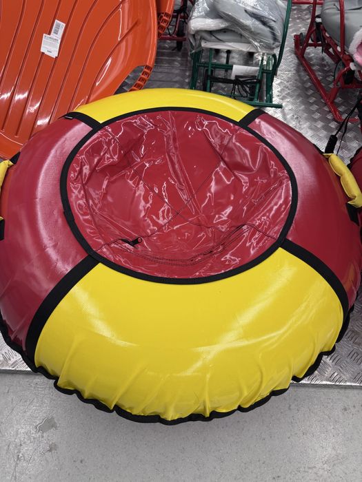 Ватрушка санки красная