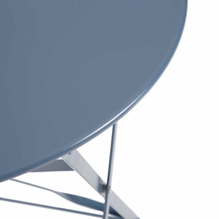 Сгъваем метален комплект столове и маса