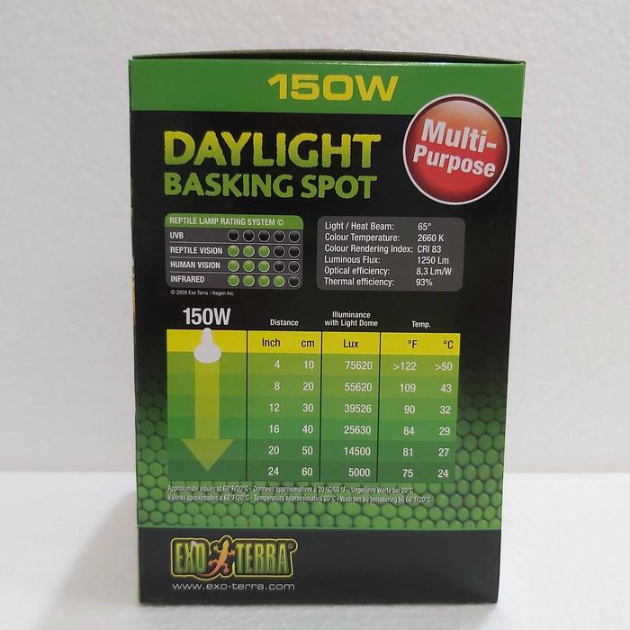 Крушка за терариум Exo Terra Daylight Basking spot от 25 до 150W