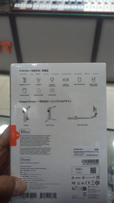 Штатив. Insta 360 flow 2 pro. Creator kit. Ai tracking. Стабилизатор