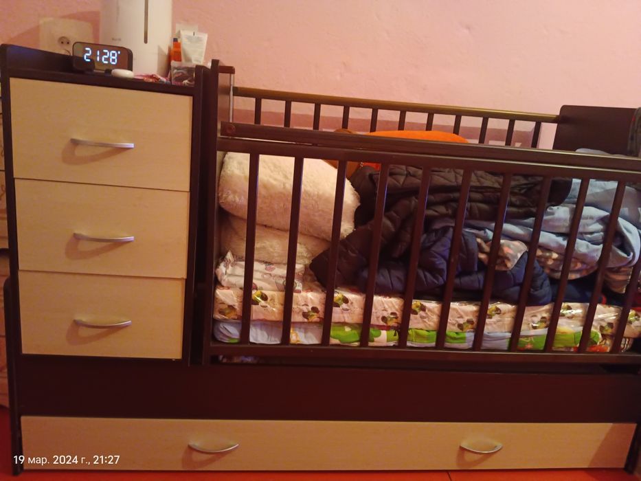 Кроватка детская трансформер