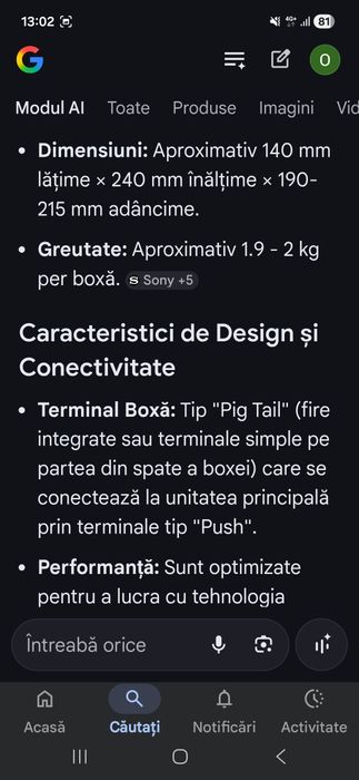 Accesorii, boxe Sony SS-CDX400