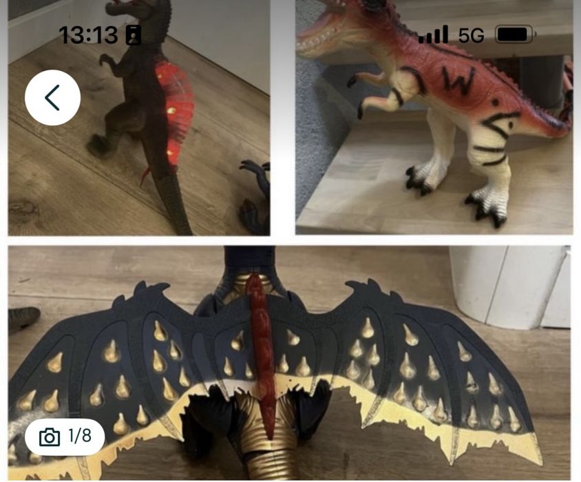 Dinozauri MaRI cu sunete si lumini
