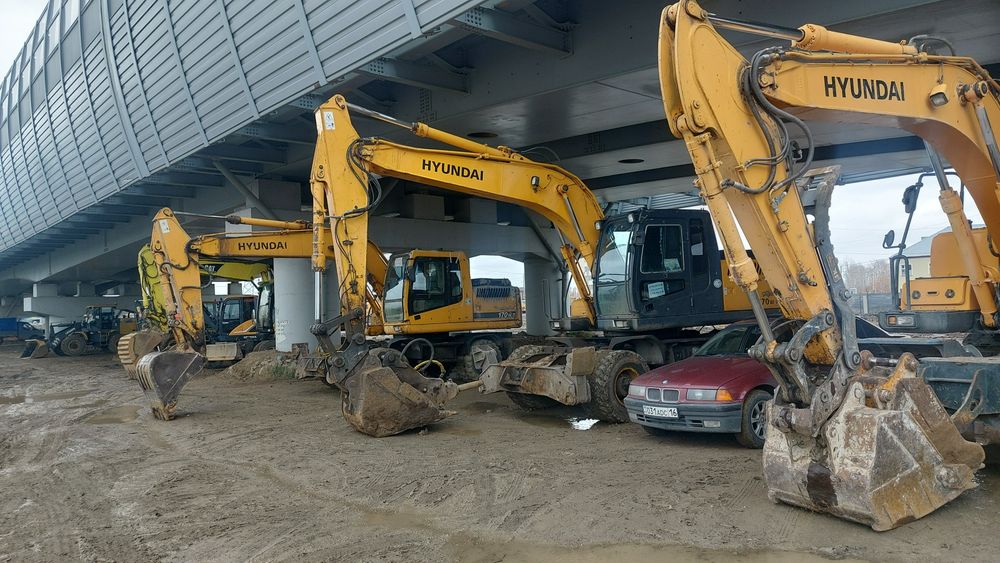 Услуги колесного эксковатора