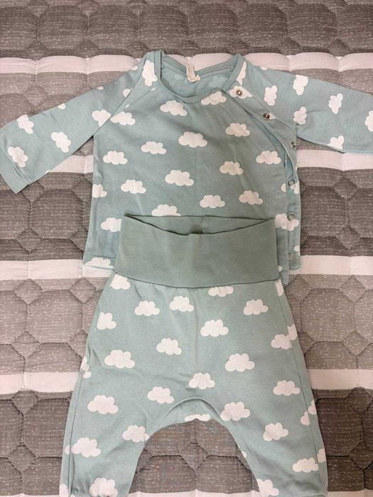 Комбинезон для новорожденных | Круглый вырез и принт | H&M