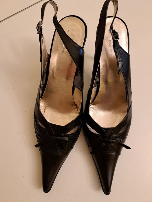 Pantofi negrii cu toc