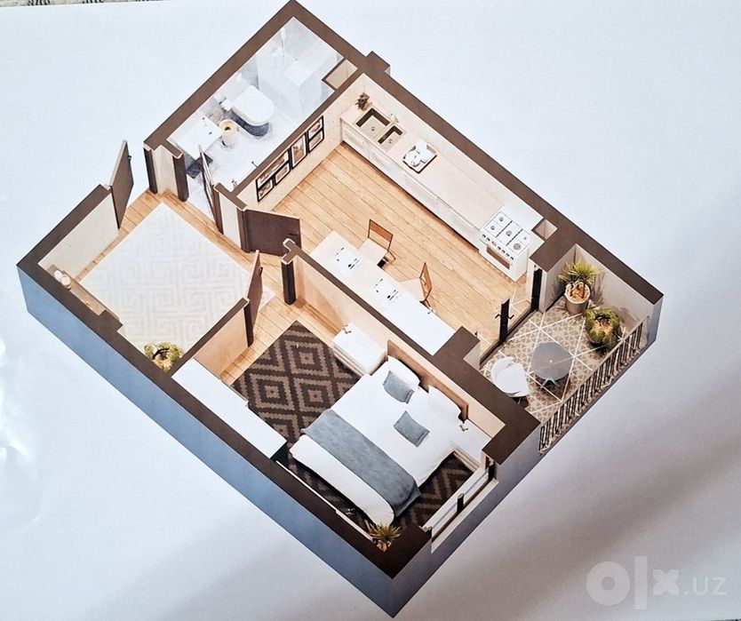 1 xonali uy sotiladi, DEPO RESIDENCE