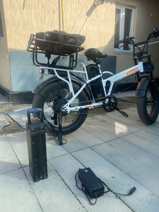 Продам электровелосипед с двумя акуммуляторами.