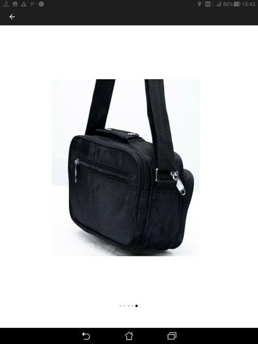 Geanta umar barbati, neagra, Dollcini